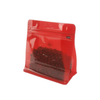 Bolsas con cremallera de fondo plano, resellables, biodegradables, coloridas y transparentes, para envasado de aperitivos y alimentos en grano de caf&eacute;