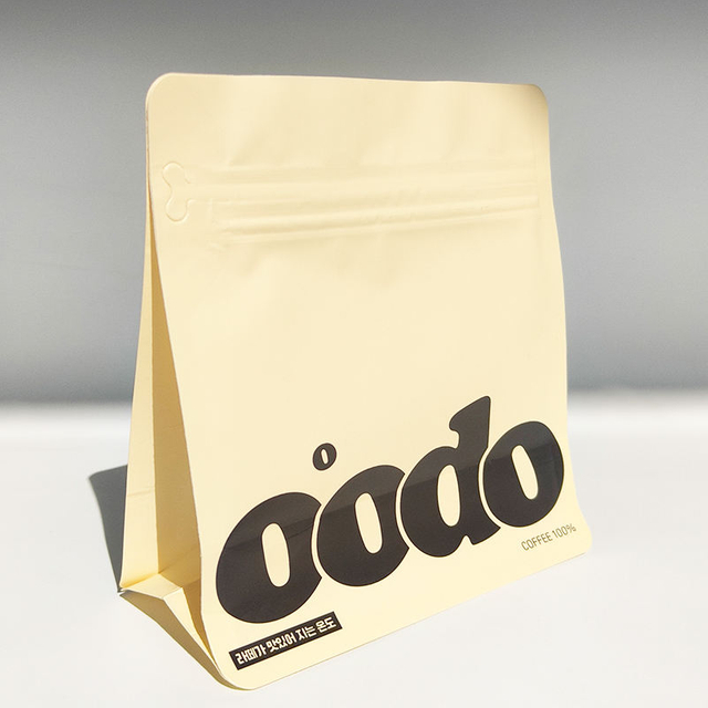 طباعة العميل 12oz 500g 1kgs الحقائب كيس تغليف القهوة ذات القاع المسطح مع صمام