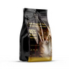재사용 가능한 컬러 인쇄 Petfood 플라스틱 지퍼 잠금 가방 손잡이가 있는 평평한 바닥 8개 솔기 애완동물 식품 패키지