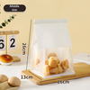 Papier de coton, papier kraft, sac &agrave; pain grill&eacute;, sac &agrave; pain, emballage de p&acirc;tisserie, sac en papier, ouverture de fen&ecirc;tre, sac de scellage &agrave; huit c&ocirc;t&eacute;s