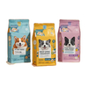 Feuille imprim&eacute;e personnalis&eacute;e Mylar Logo haute qualit&eacute; OEM 8 sac &agrave; joint lat&eacute;ral emballage alimentaire pour animaux de compagnie sac de nourriture pour chat &agrave; fond carr&eacute;