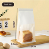 Papier de coton, papier kraft, sac &agrave; pain grill&eacute;, sac &agrave; pain, emballage de p&acirc;tisserie, sac en papier, ouverture de fen&ecirc;tre, sac de scellage &agrave; huit c&ocirc;t&eacute;s