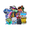 Bonbons anti-odeur r&eacute;sistant aux enfants arrose biscuits forme d&eacute;coup&eacute;e comestible d&eacute;coup&eacute; 1g 3.5g 7g sac Mylar personnalis&eacute; 3.5 avec mon logo