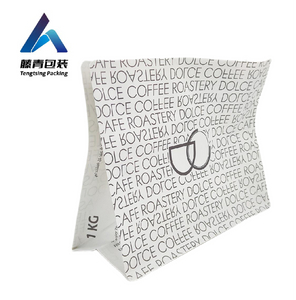 Embalaje de caf&eacute; reciclable Bolsa de pl&aacute;stico ecol&oacute;gica para caf&eacute; Ocho bolsas de caf&eacute; con sello lateral con v&aacute;lvula y cremallera