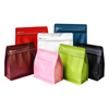 Sacs &agrave; fermeture &eacute;clair &agrave; fond plat, personnalis&eacute;s, refermables, &agrave; fermeture &eacute;clair, pour emballage de collations alimentaires en grains de caf&eacute;, 100g 250g 500g 1kg